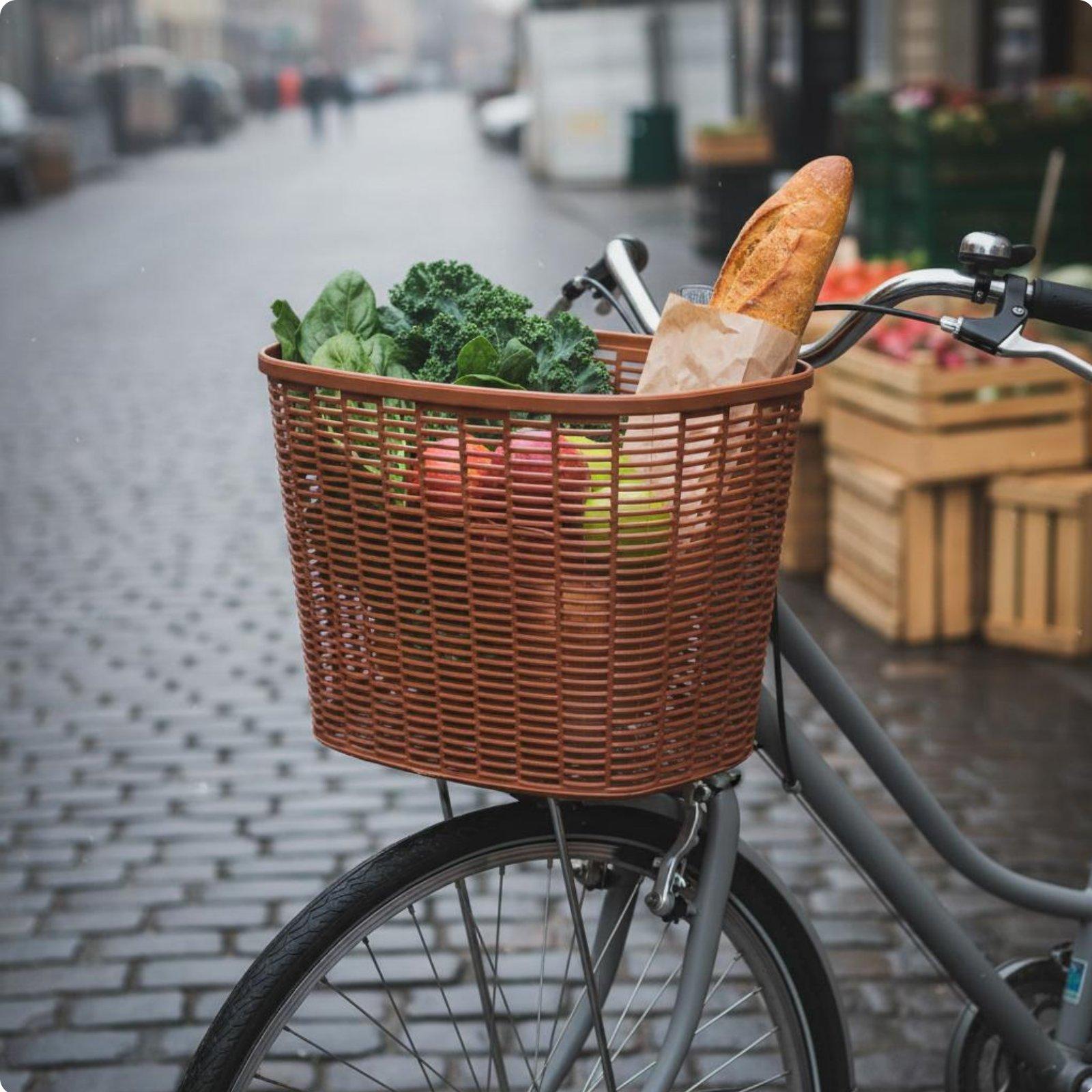 Spacious Cycle Basket Front Ha - Cycling Commute Essentials recension och pris