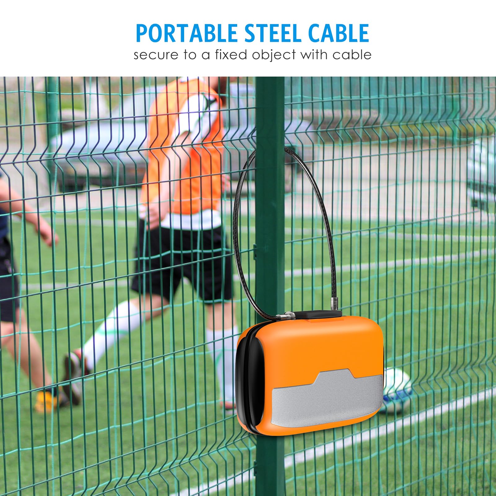 Portable Safe Lock Box with 4- - Chain Lock Combination recension och pris