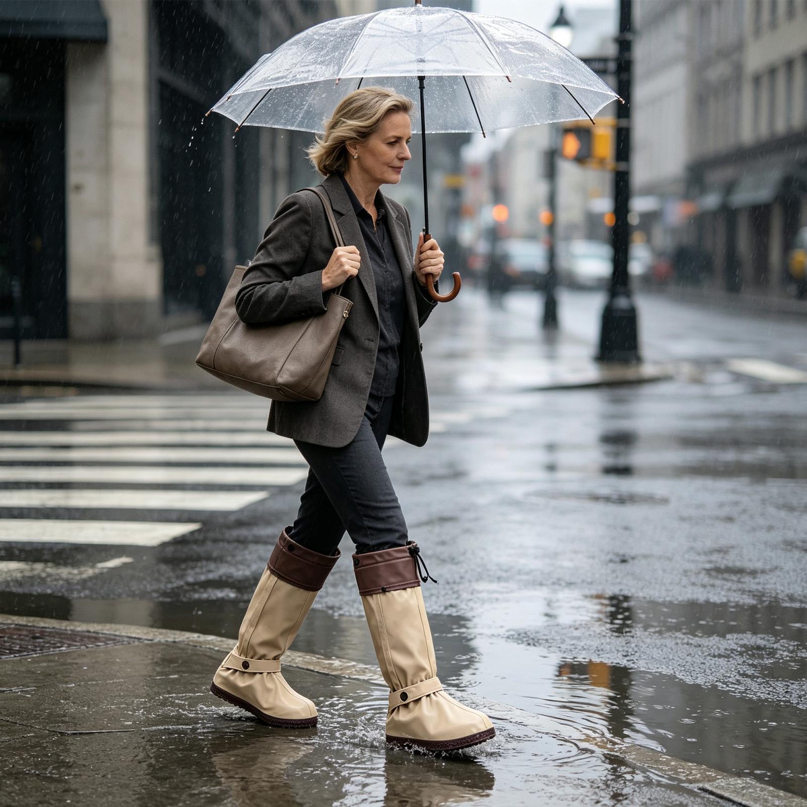 Rain Shoe Covers Reusable Fold - Cycling Commute In Rain recension och pris