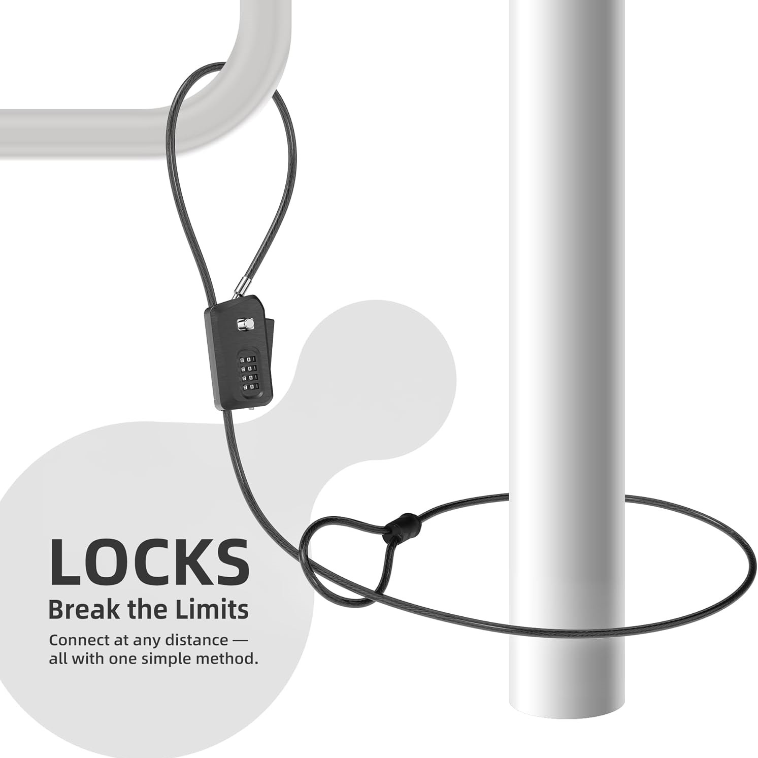 Python Cable Lock for Bike, Bi - Cable Lock Flexible recension och pris