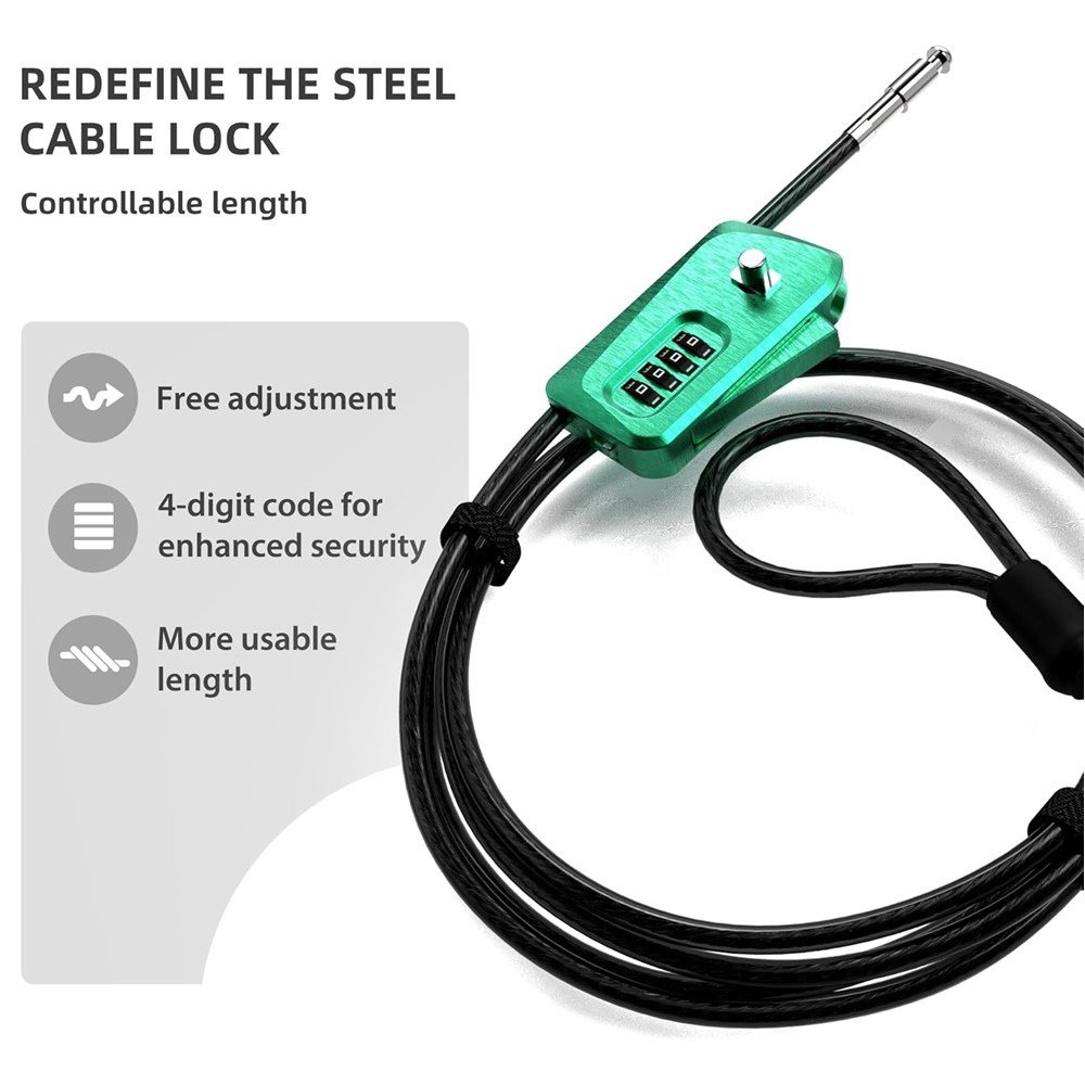 Python Cable Lock for Bike, Bi - Cable Lock Flexible recension och pris