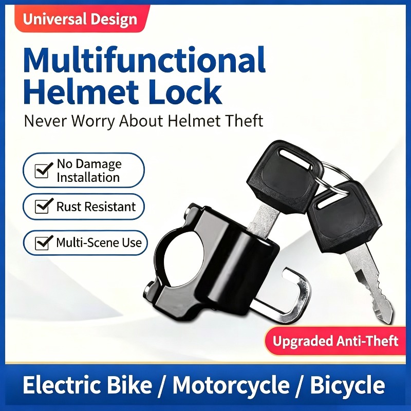 Universal Helmet Lock For Moto - Commuter Bike Lock recension och pris
