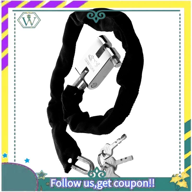 Upgraded Bike Lock 101CM Metal - Chain Lock Combination recension och pris
