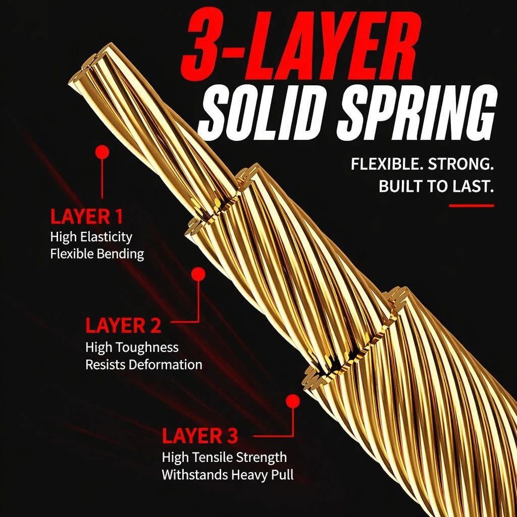 5-50M 4mm Flexible Pulley Cabl - Cable Lock Flexible recension och pris