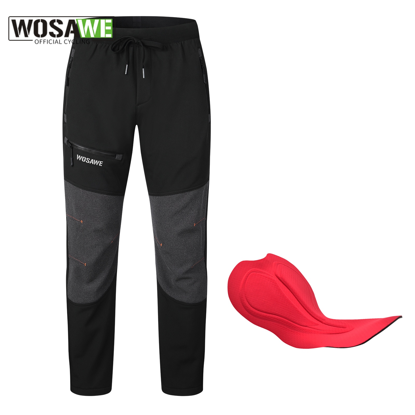 WOSAWE Men Padded Cycling Pant - Cycling Commute Pants recension och pris
