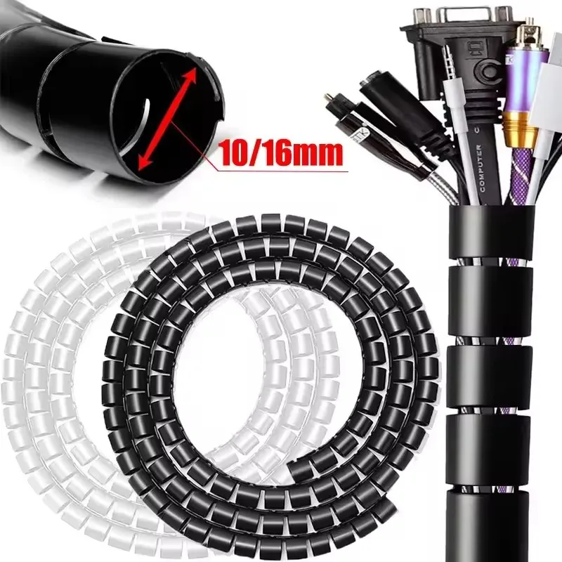 2M/1M Flexible Spiral Cable Wi - Cable Lock Flexible recension och pris
