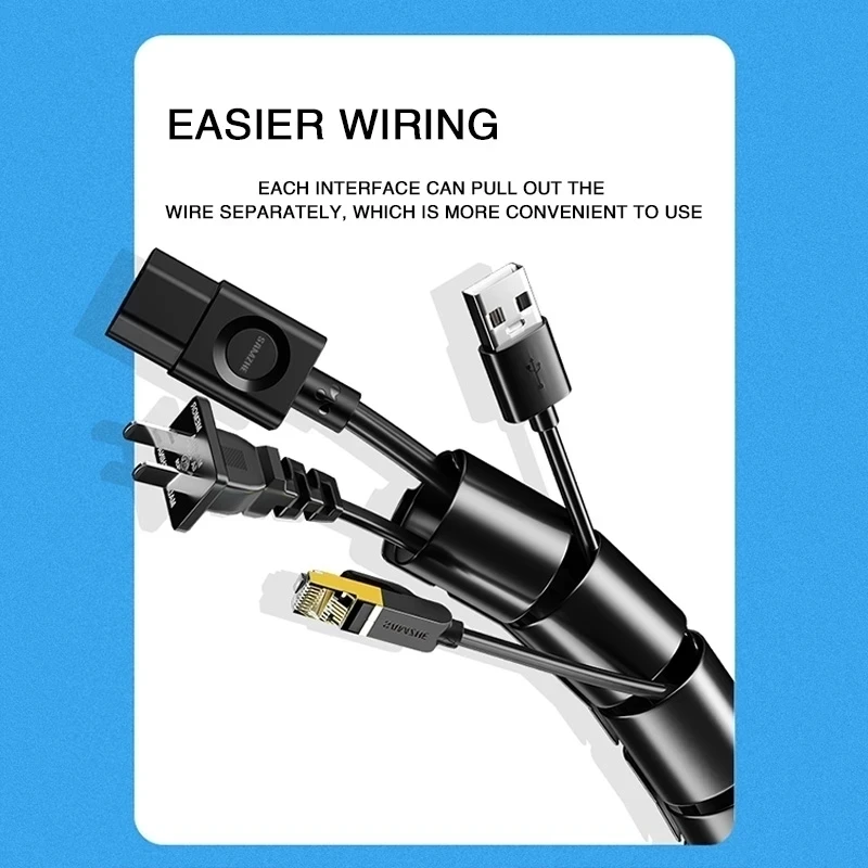 2M/1M Flexible Spiral Cable Wi - Cable Lock Flexible recension och pris