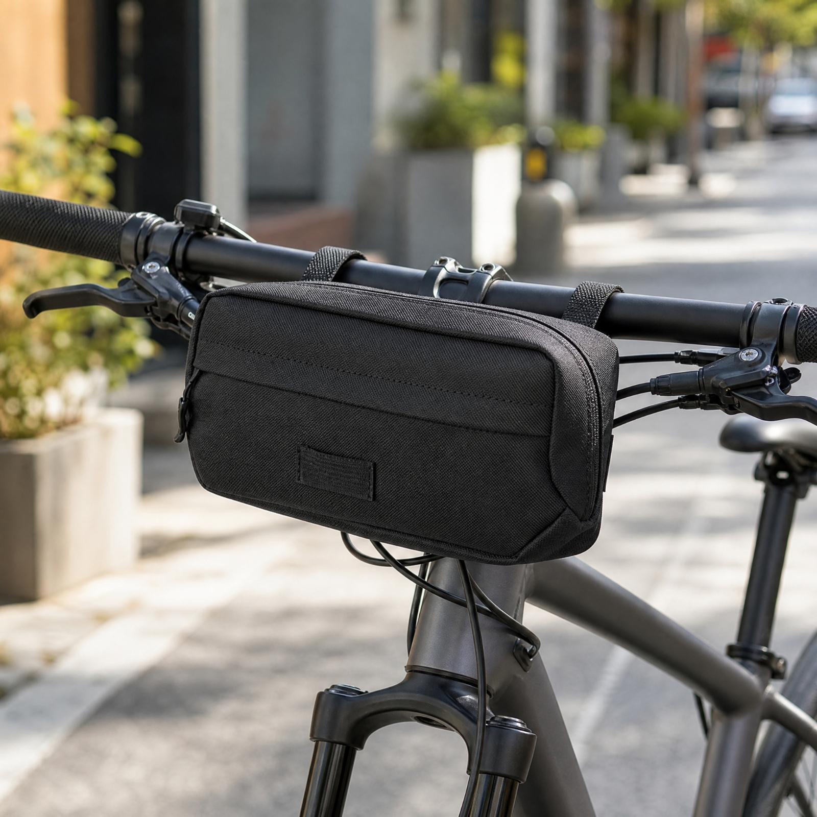 Compact Bike Handlebar Pack Bl - Cycling Commute Essentials recension och pris