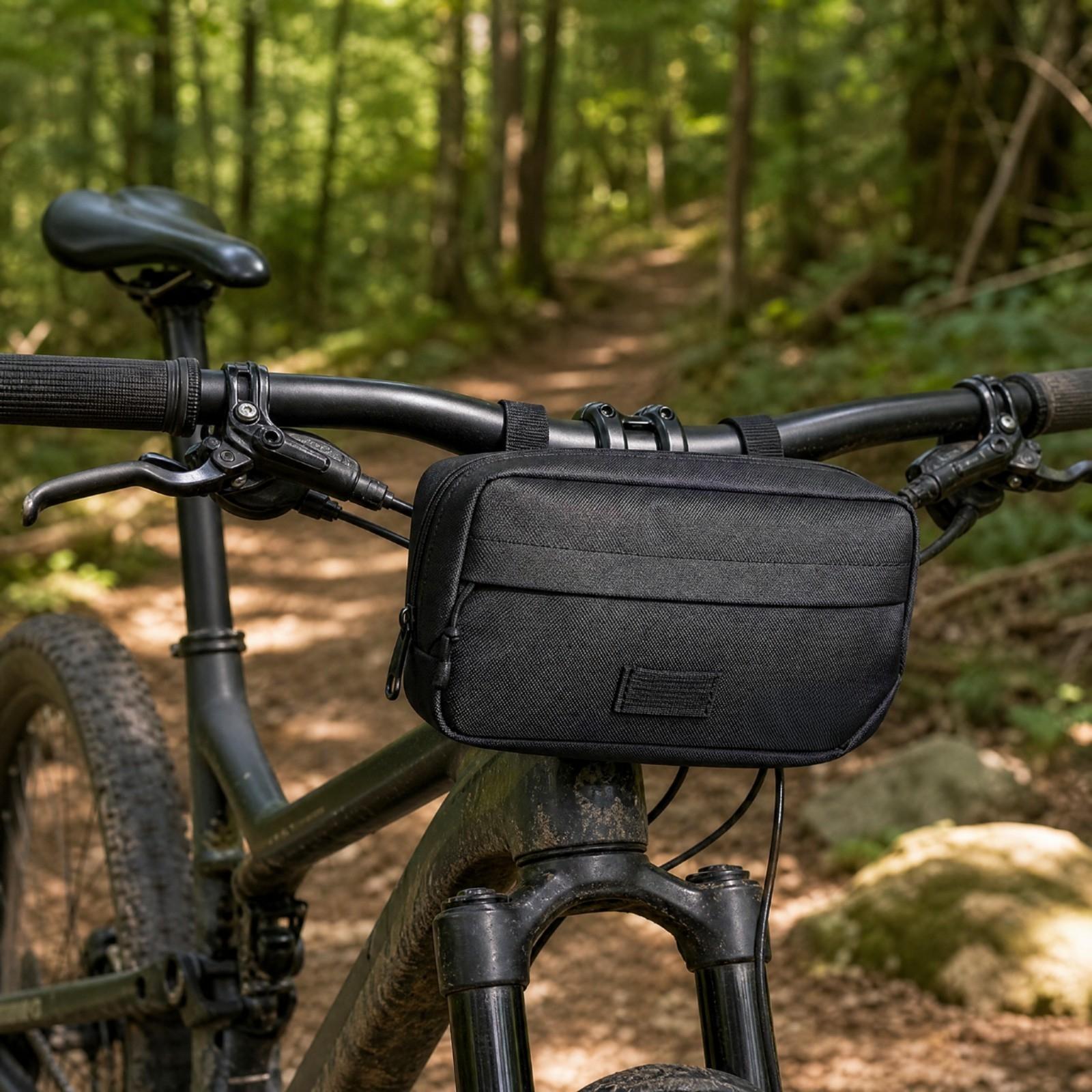 Compact Bike Handlebar Pack Bl - Cycling Commute Essentials recension och pris
