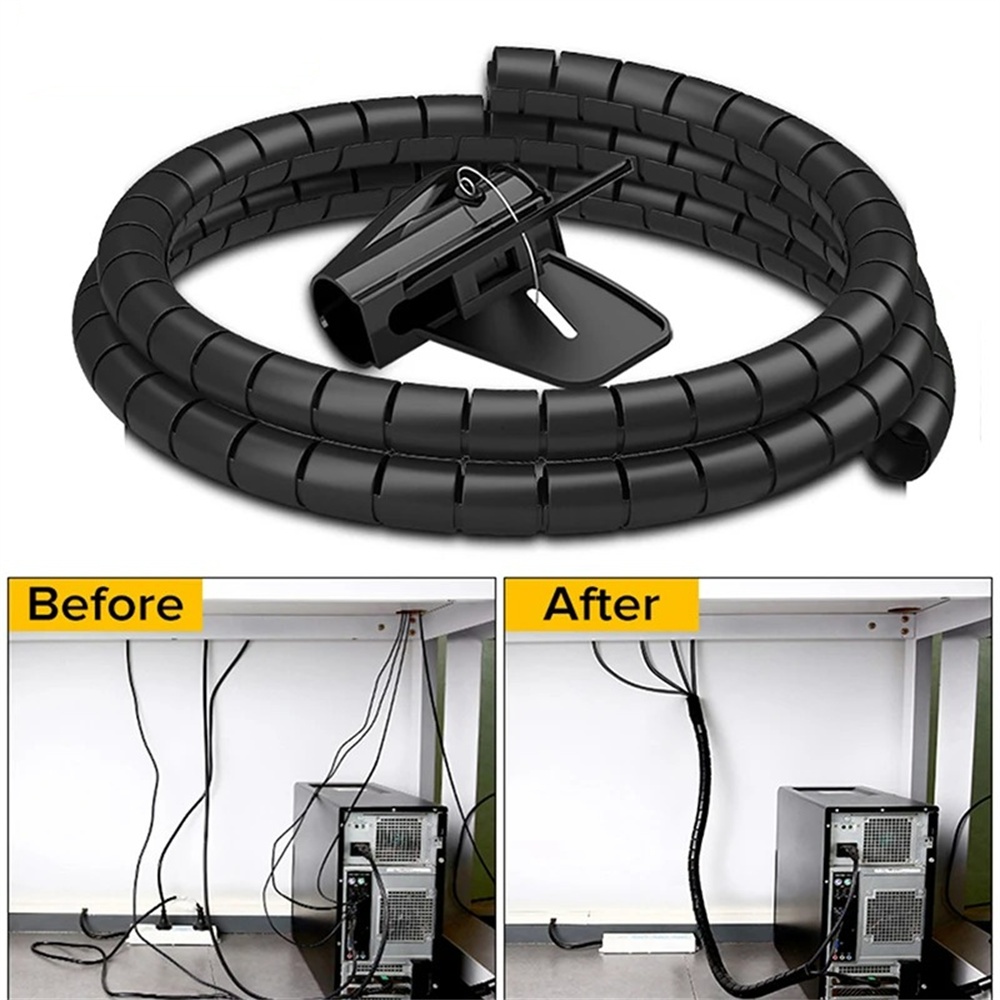 2M Flexible Spiral Cable Organ - Cable Lock Flexible recension och pris