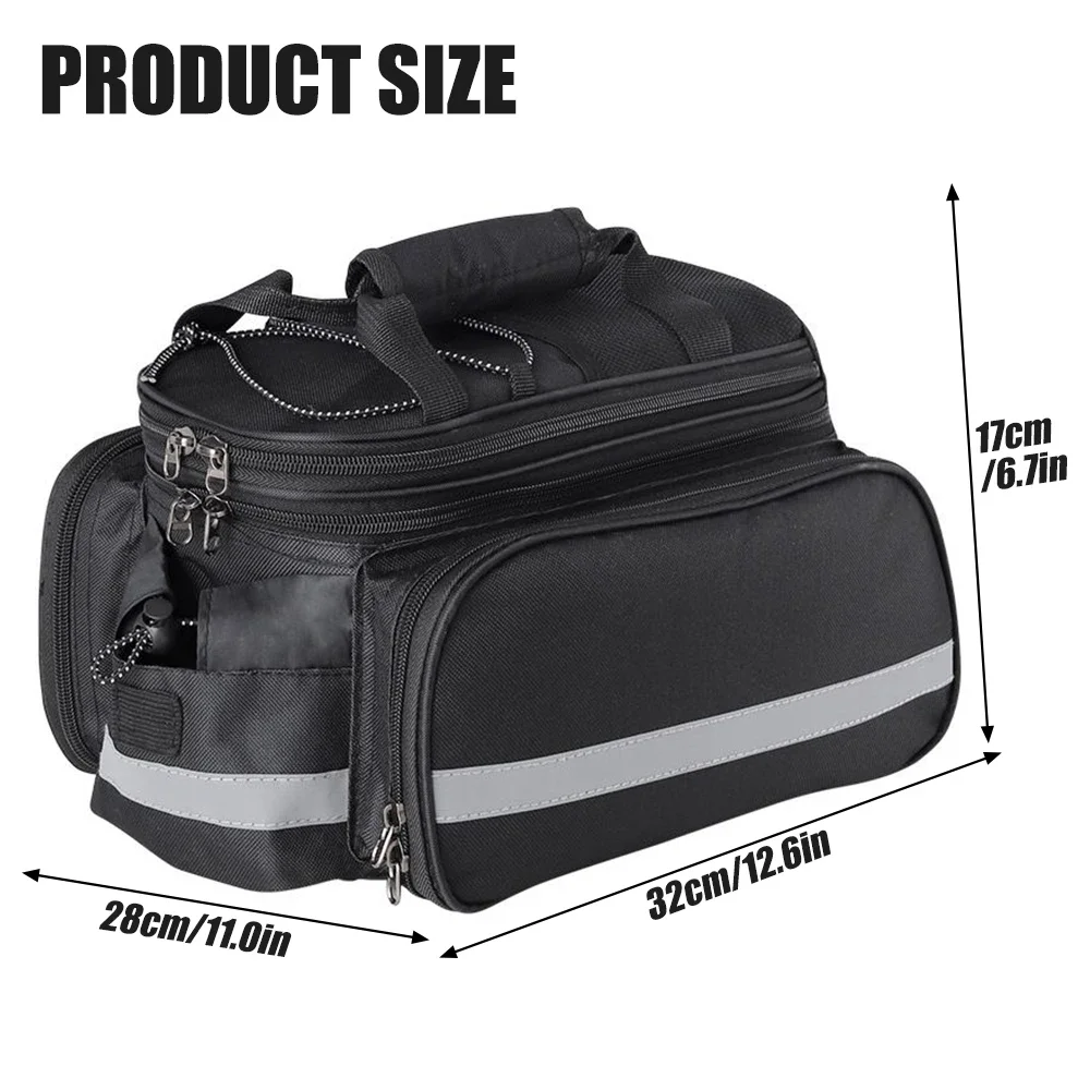 Bicycle Trunk Bag 27L Bicycle  - Cycling Commute In Rain recension och pris